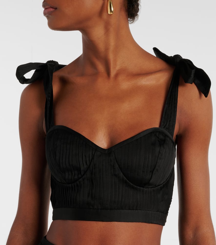 Carla halterneck crop top