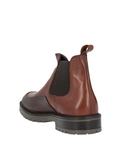 Man Ankle boots Brown Size 12 Leather
