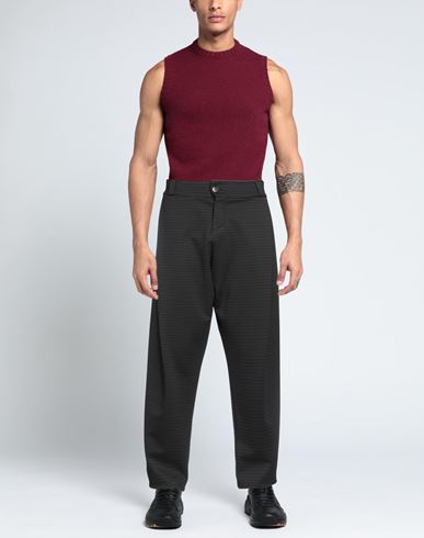Man Pants Black Size 32 Viscose, Polyester, Elastane