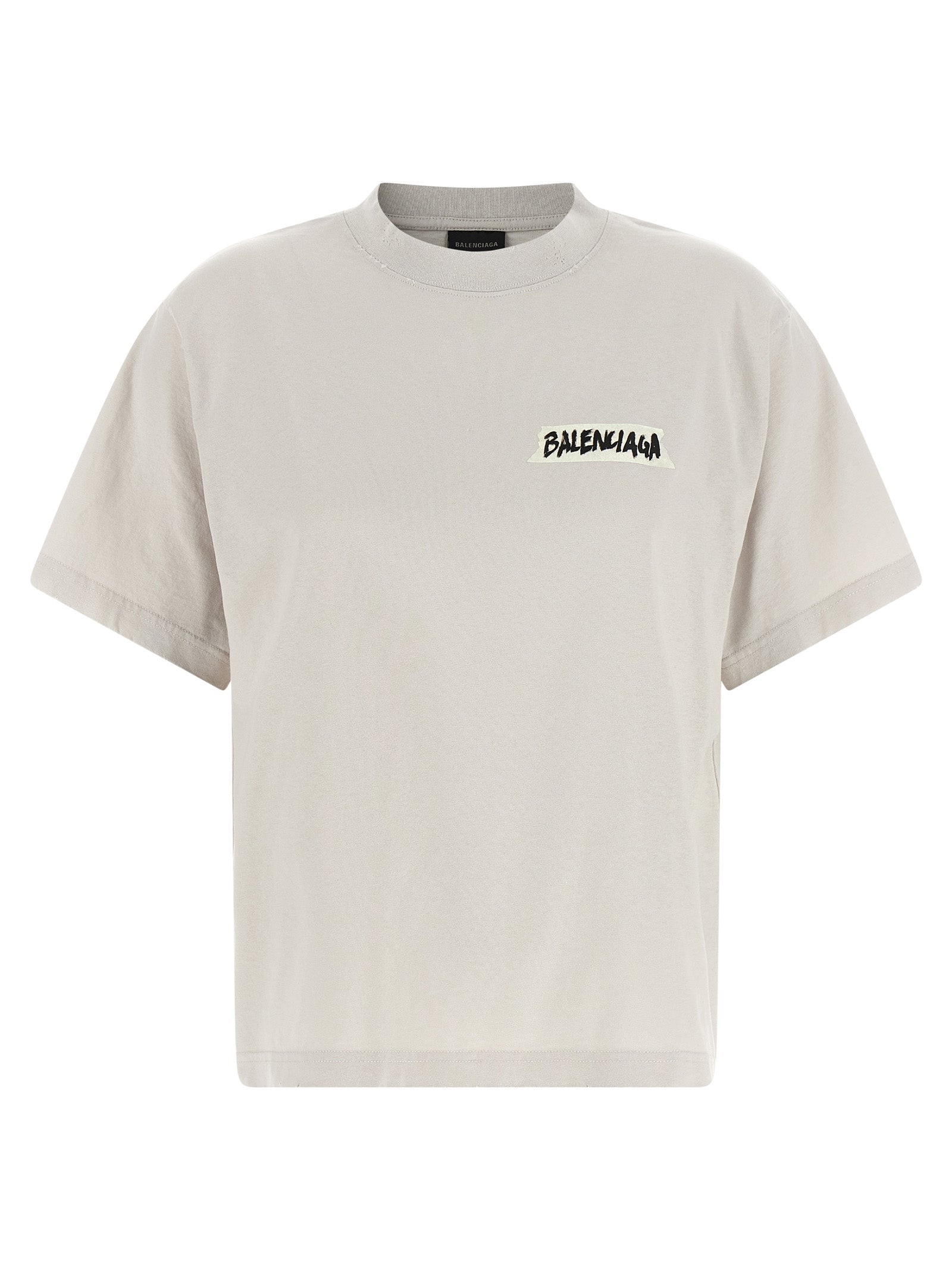 Logo-Embroidered T-Shirt — Gray
