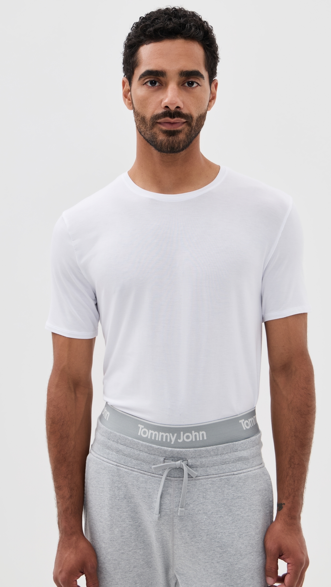 Crew Neck Stay-Tucked Undershirt 3-Pack White