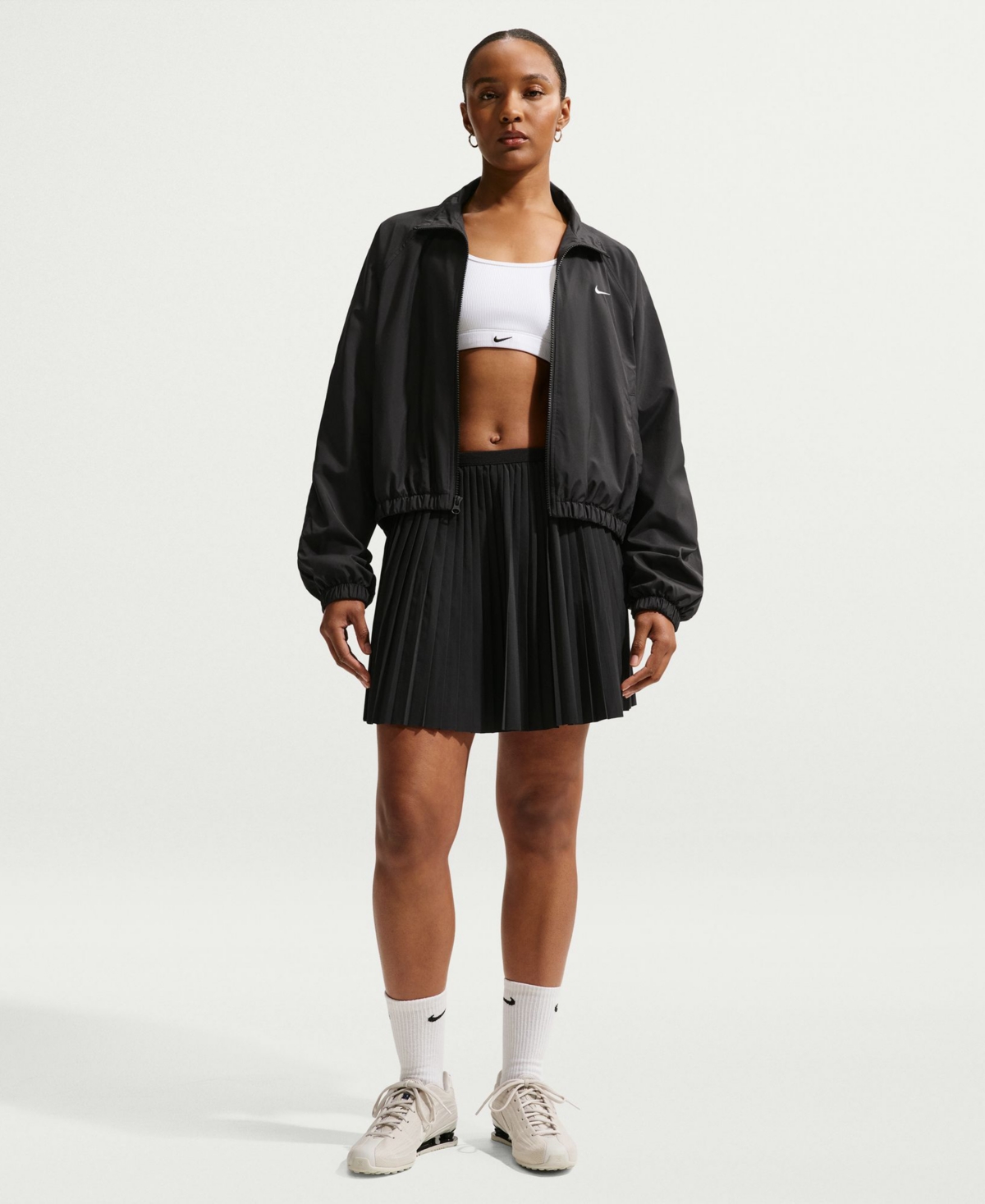 Sportswear Women's Oversized Uv Track Jacket - Black/Sail