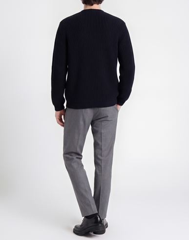 Man Cardigan Midnight blue Size M Wool, Acrylic