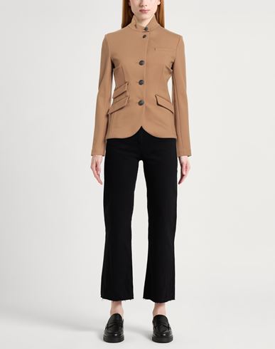 Woman Blazer Camel Size 0 Viscose, Nylon, Elastane