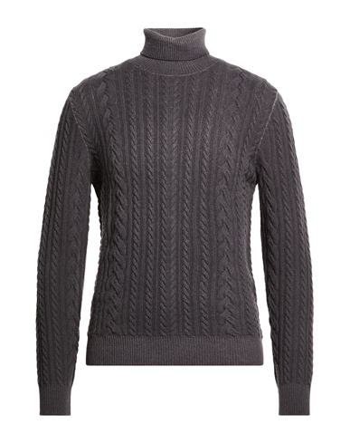 Man Turtleneck Charcoal Size 42 Wool