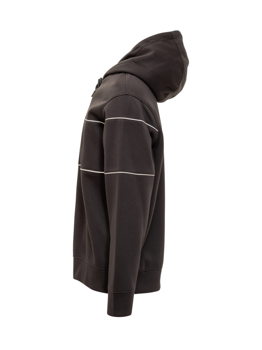 Dark Brown Hood Sweatshirt