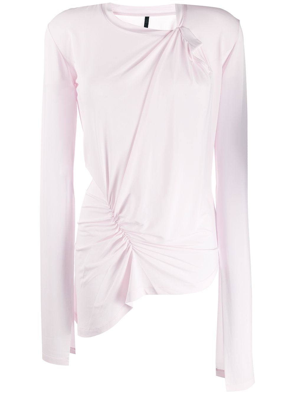 Asymmetric long sleeve top - Pink