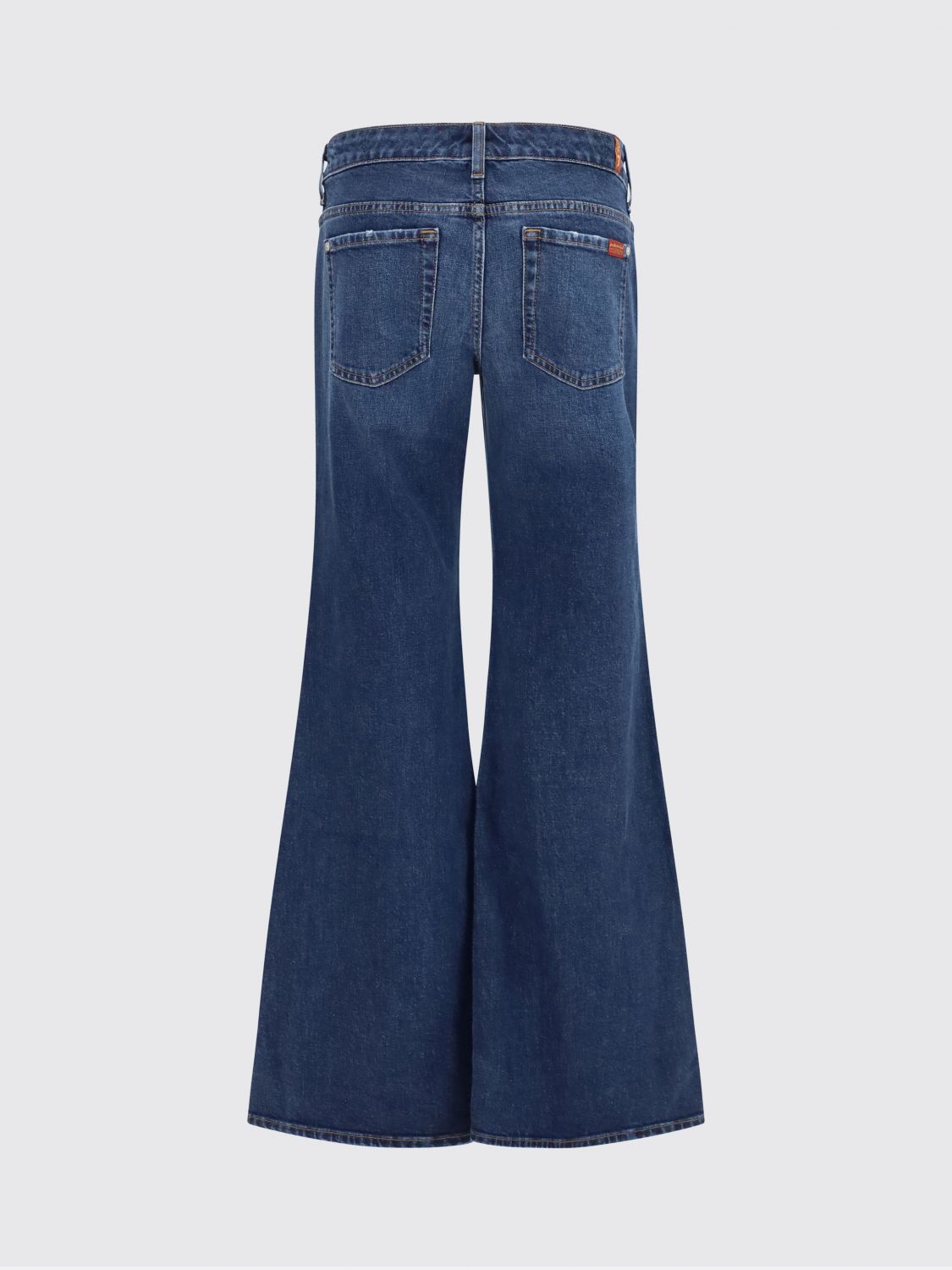 High-Waisted Flare Jeans in Stretch Denim
