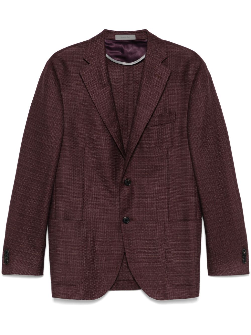 Single-breasted blazer - Red