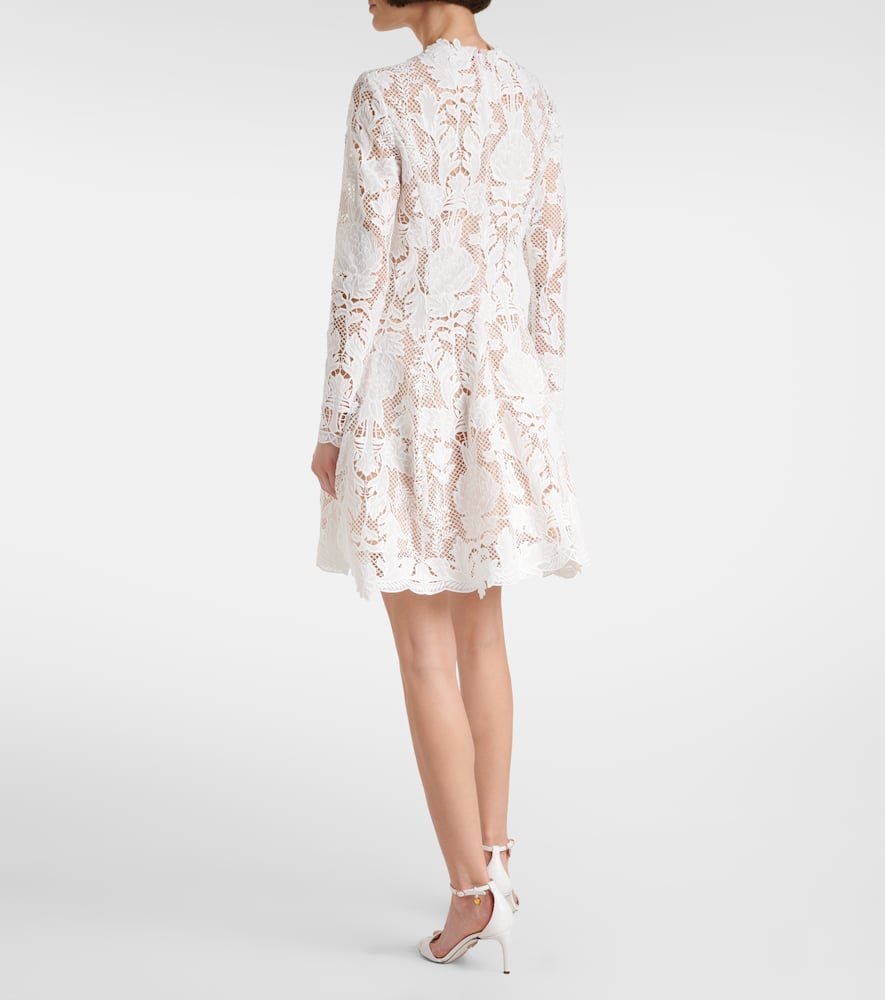 Lace guipure minidress