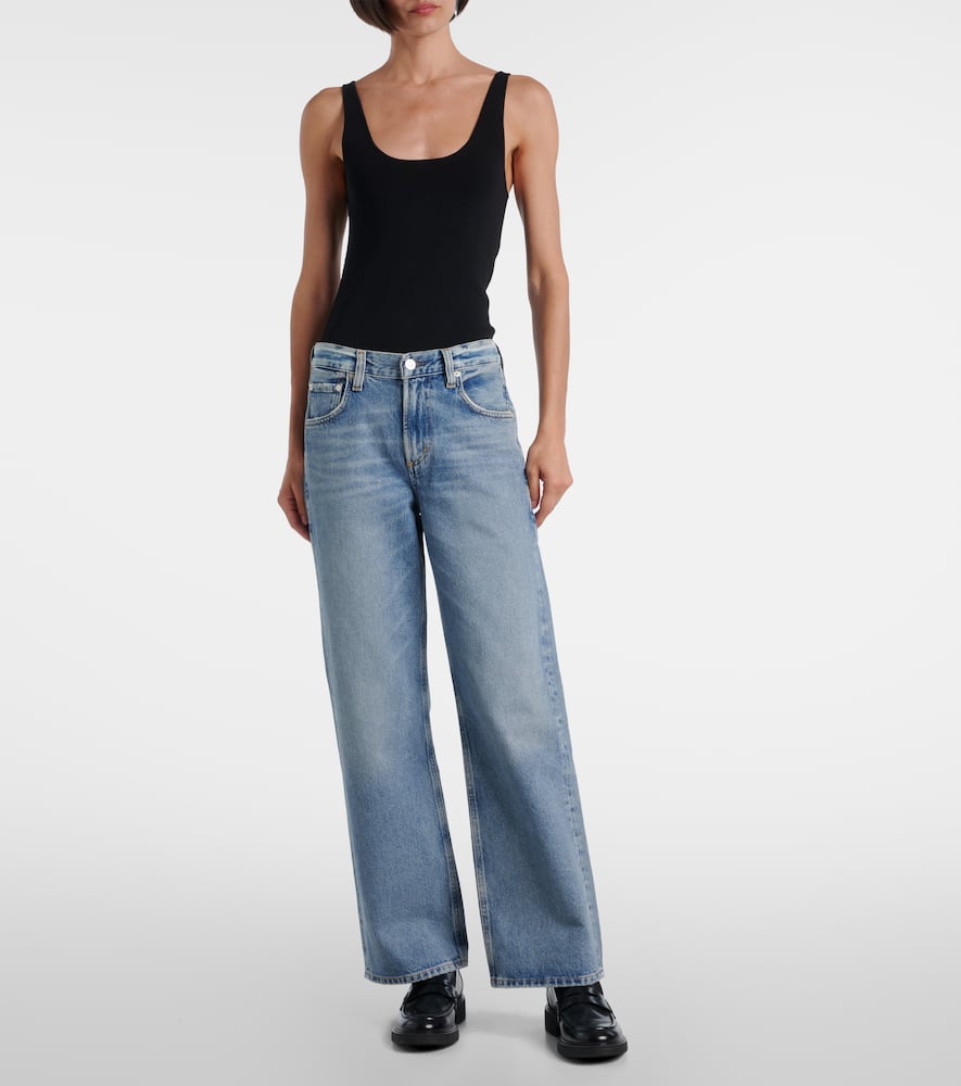 Lindz low-rise straight jeans