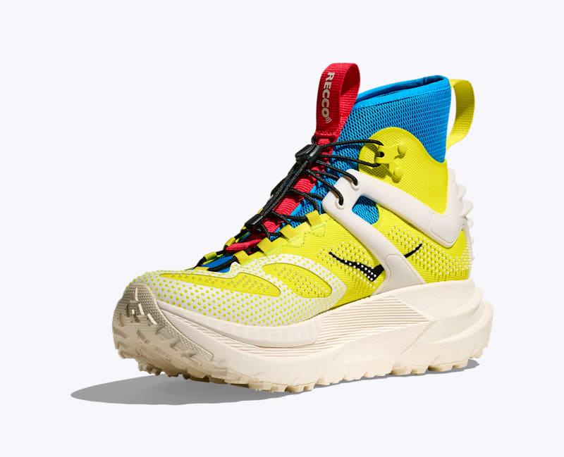 HOKA Mafate X Hike Shoes in Hoka Citrus/Alabaster