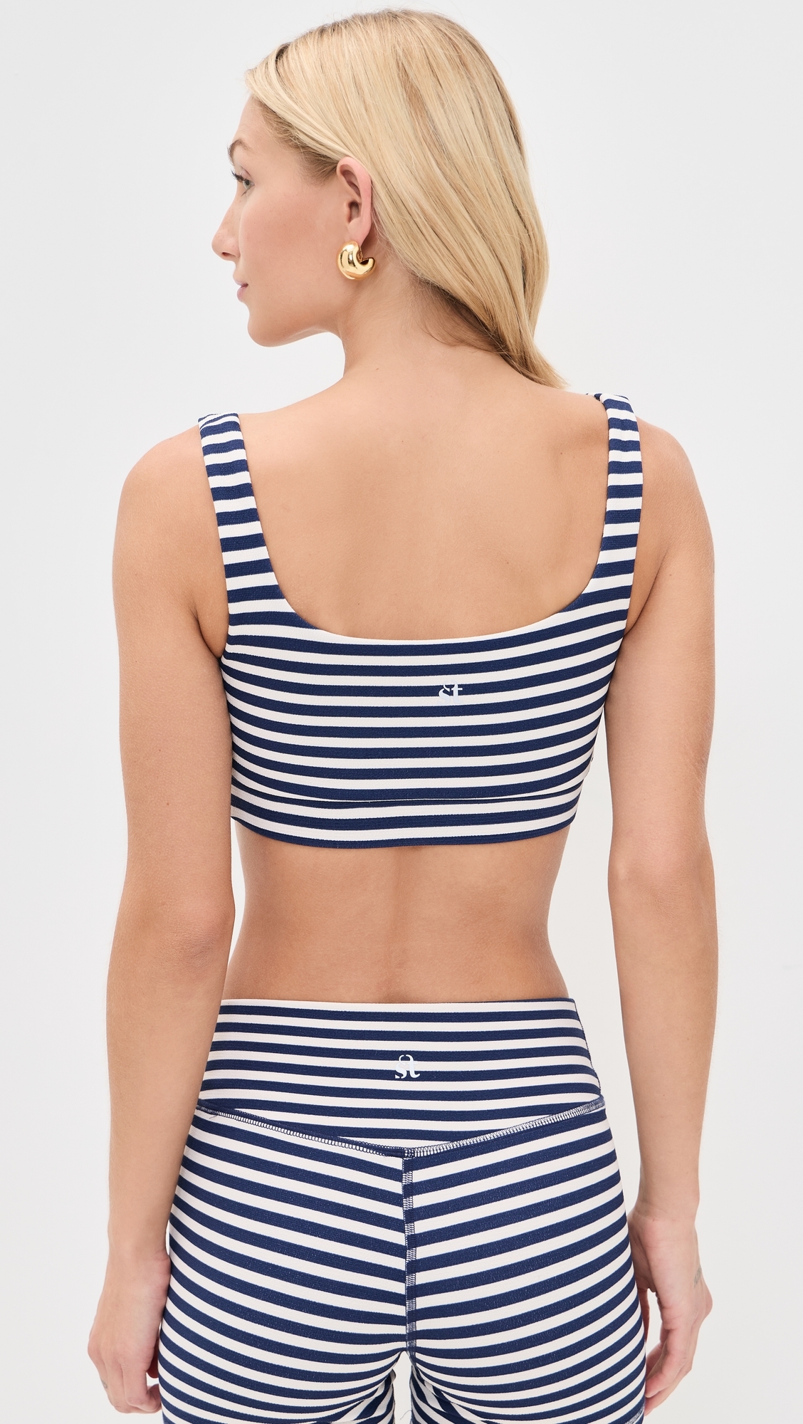 The Jolie Bra Navy Stripe