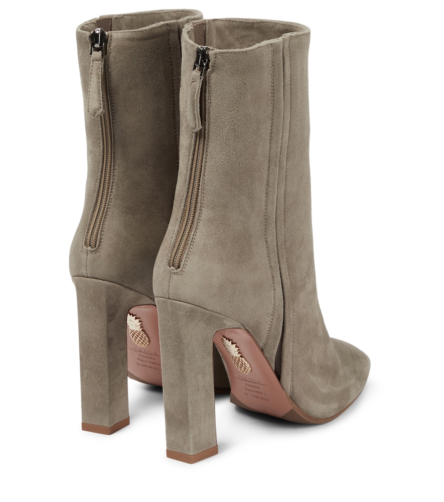 Suede ankle boots