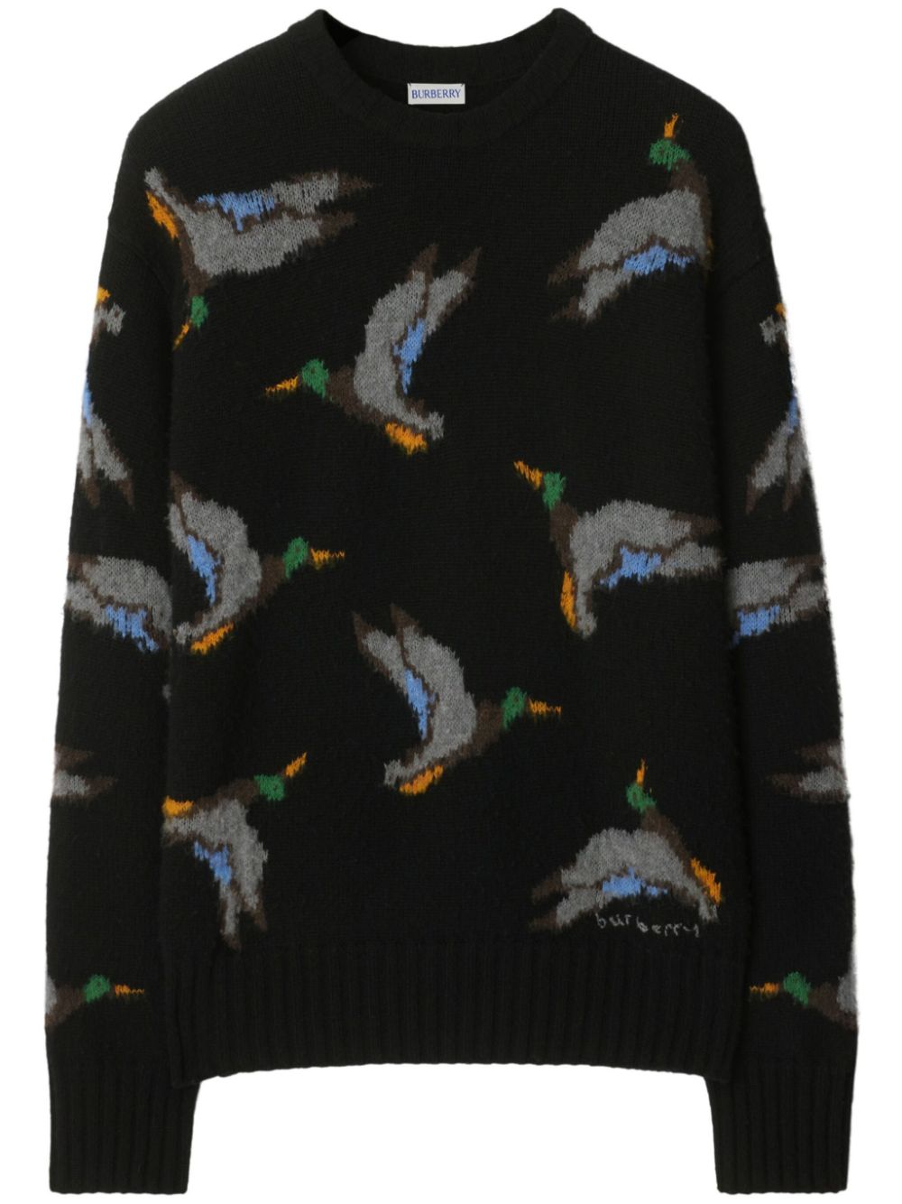 Duck wool sweater - Black