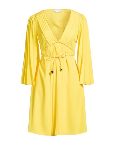 Woman Mini dress Yellow Size 2 Polyester