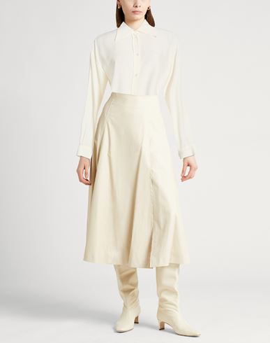 Woman Shirt Cream Size 12 Viscose