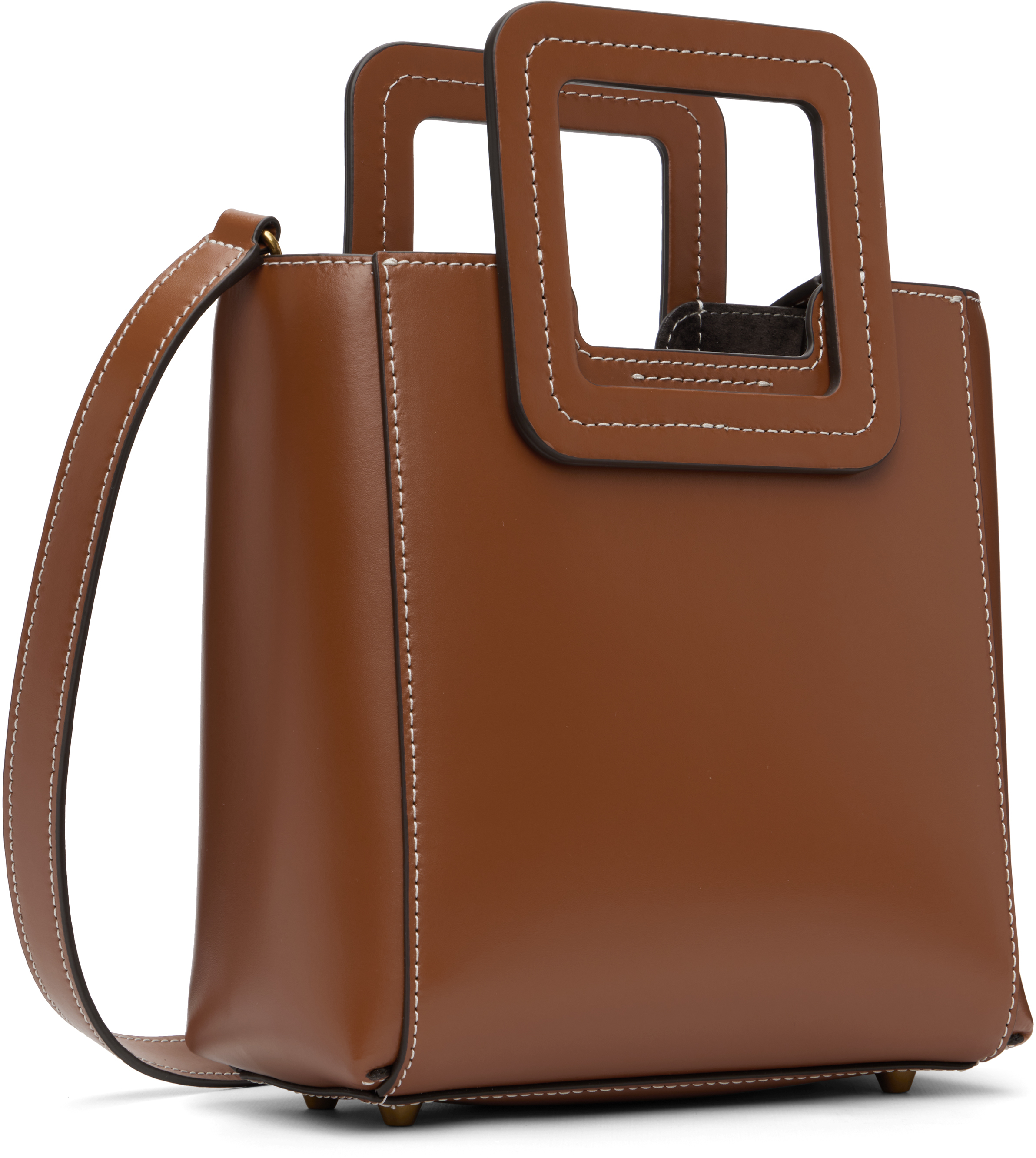 Tan Mini Shirley Leather Bag