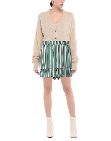 Woman Shorts & Bermuda Shorts Green Size 6 Polyester