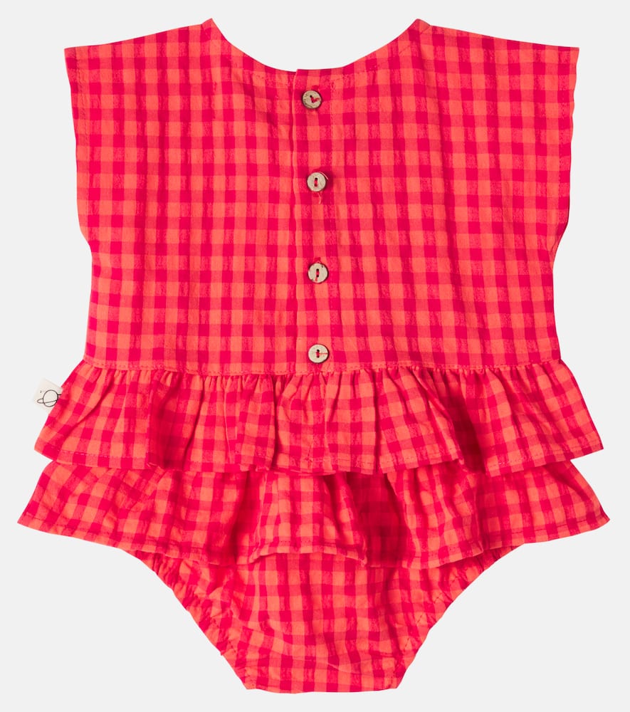 Baby Lua top and Coral bloomers set