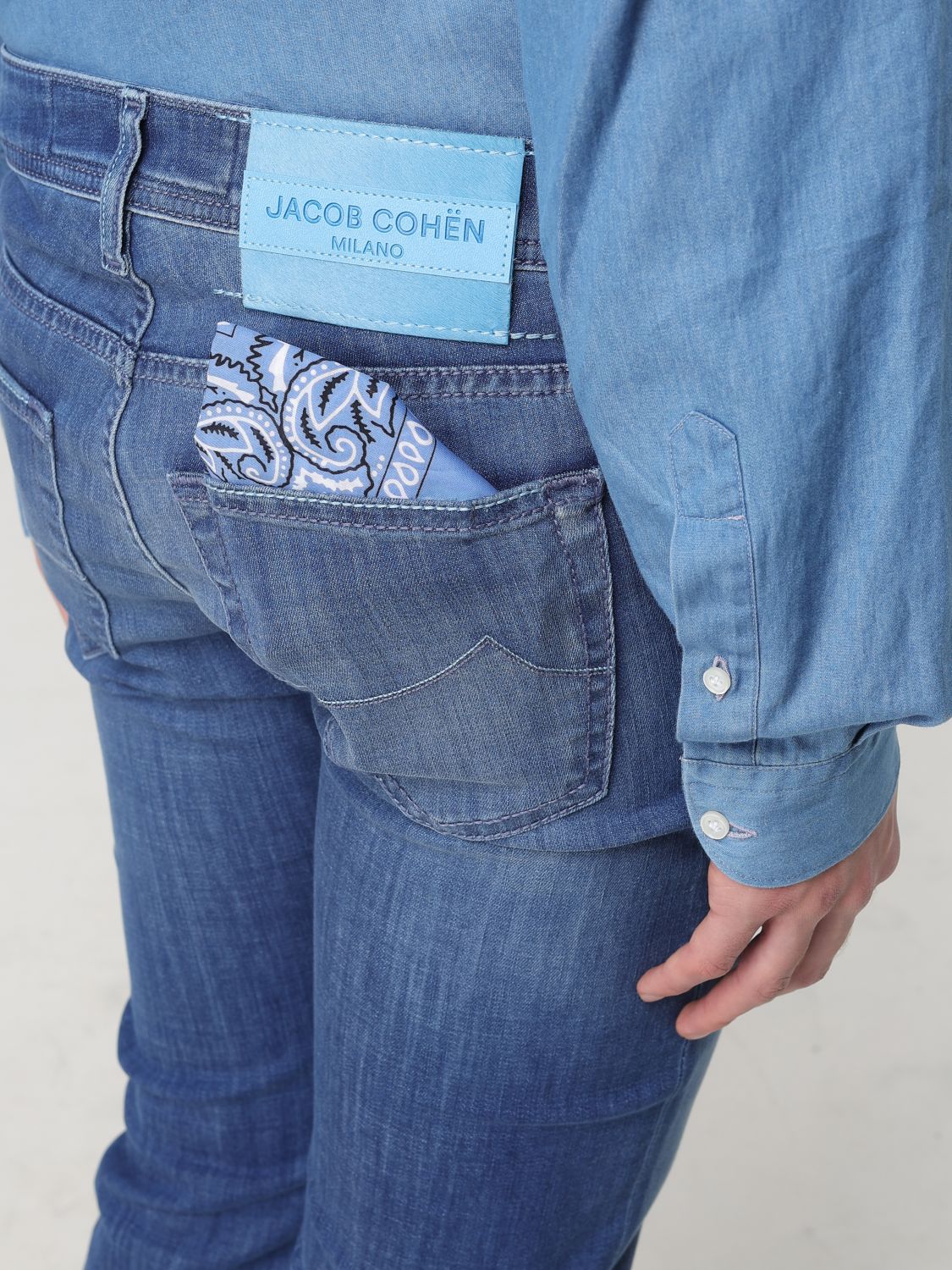 Jeans JACOB COHEN Men color Denim