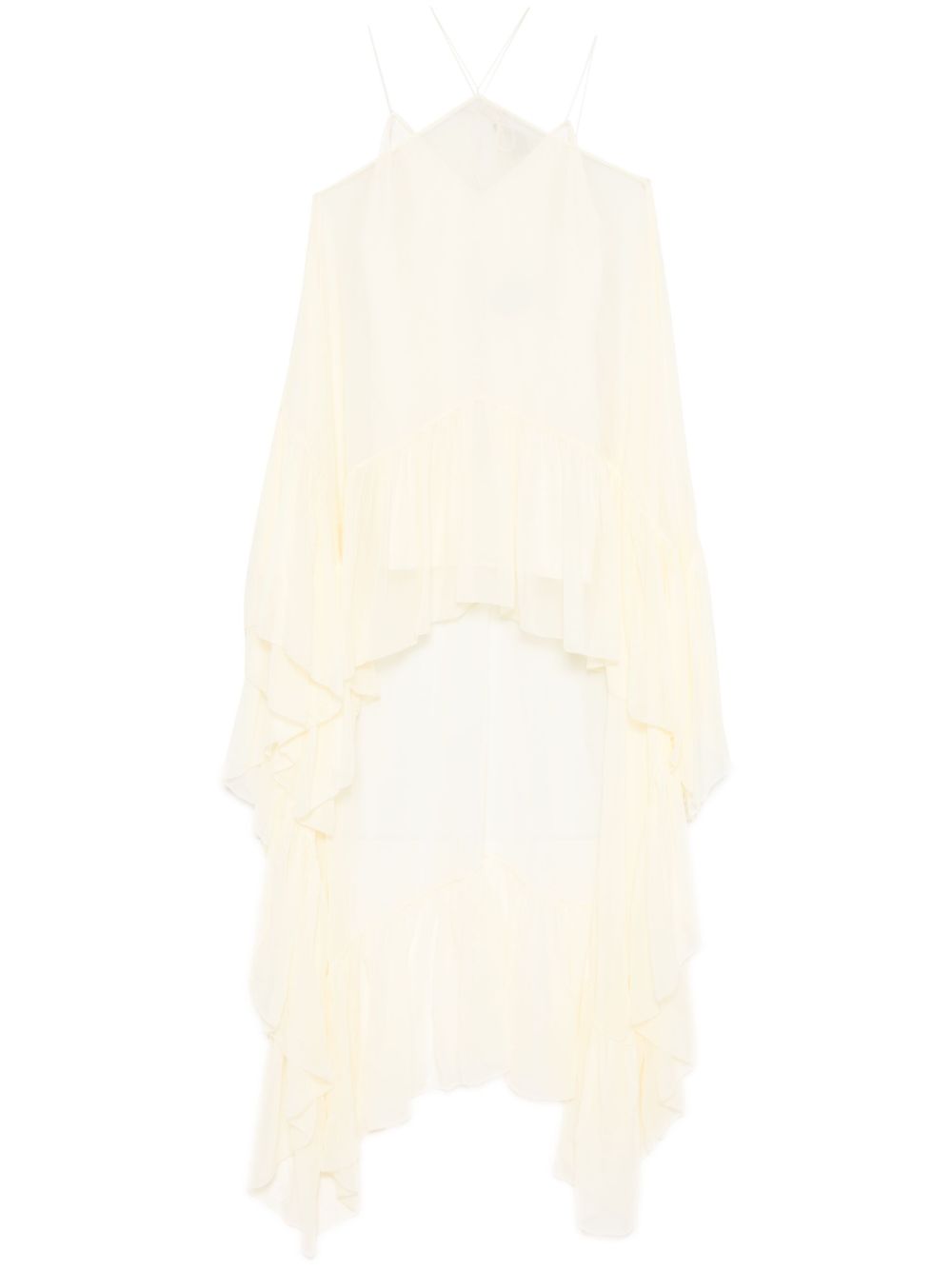 Layered maxi dress - Neutrals