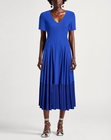 Tech Playtime Woman Midi dress Bright blue Size 2 Nylon, Elastane