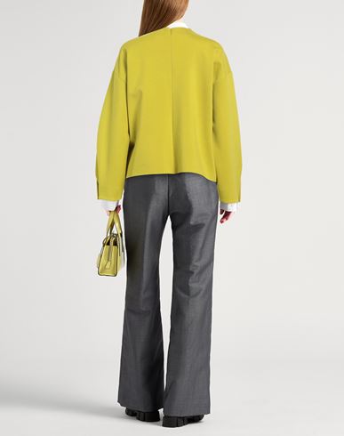 Woman Jacket Lime green Size 6 Viscose, Polyamide, Elastane