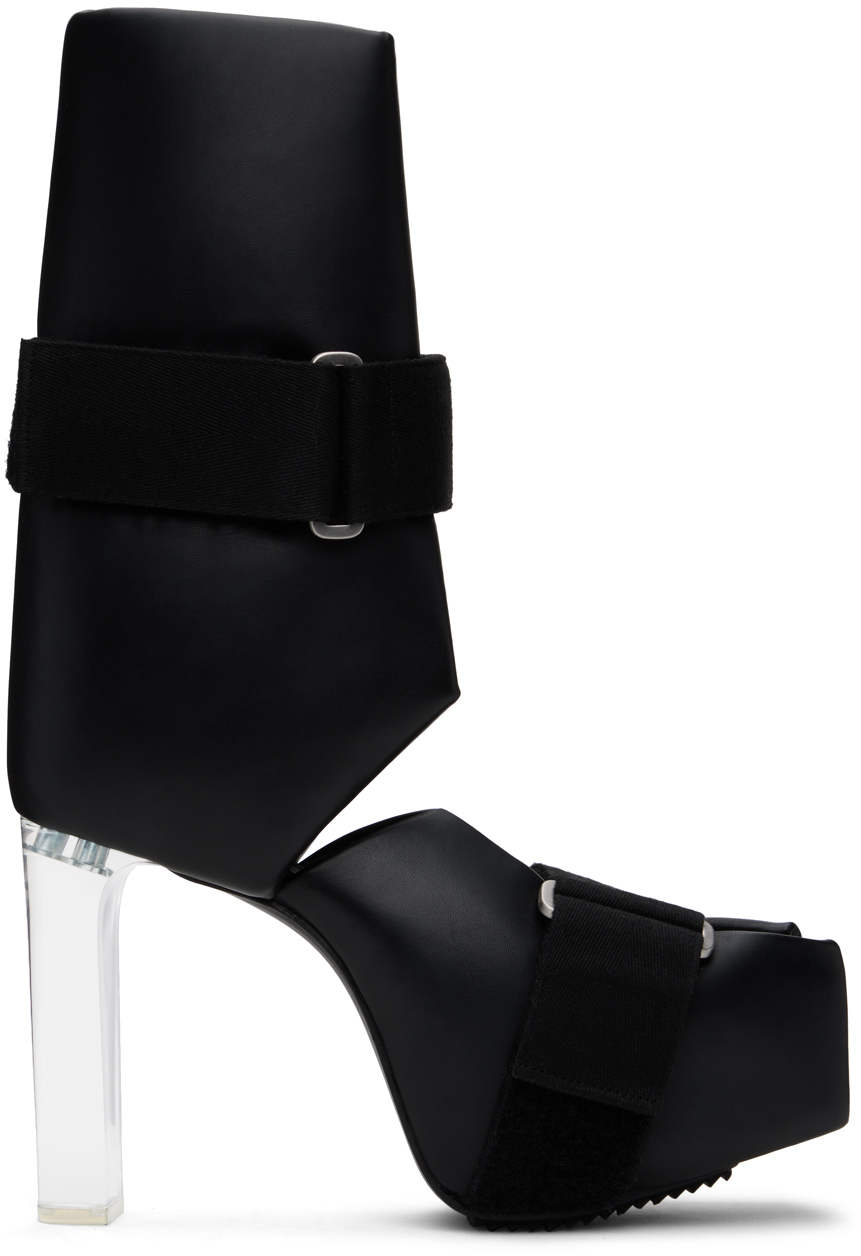 Rick Owens Black Splint Kiss Heels