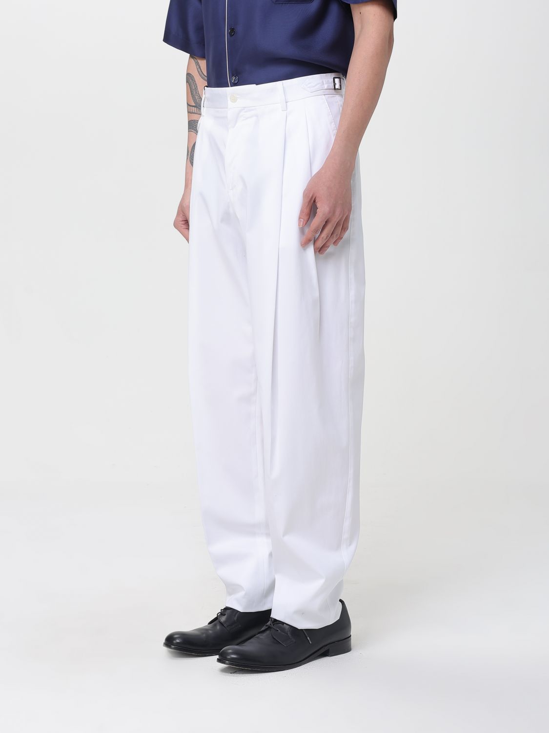 Pants Men color White