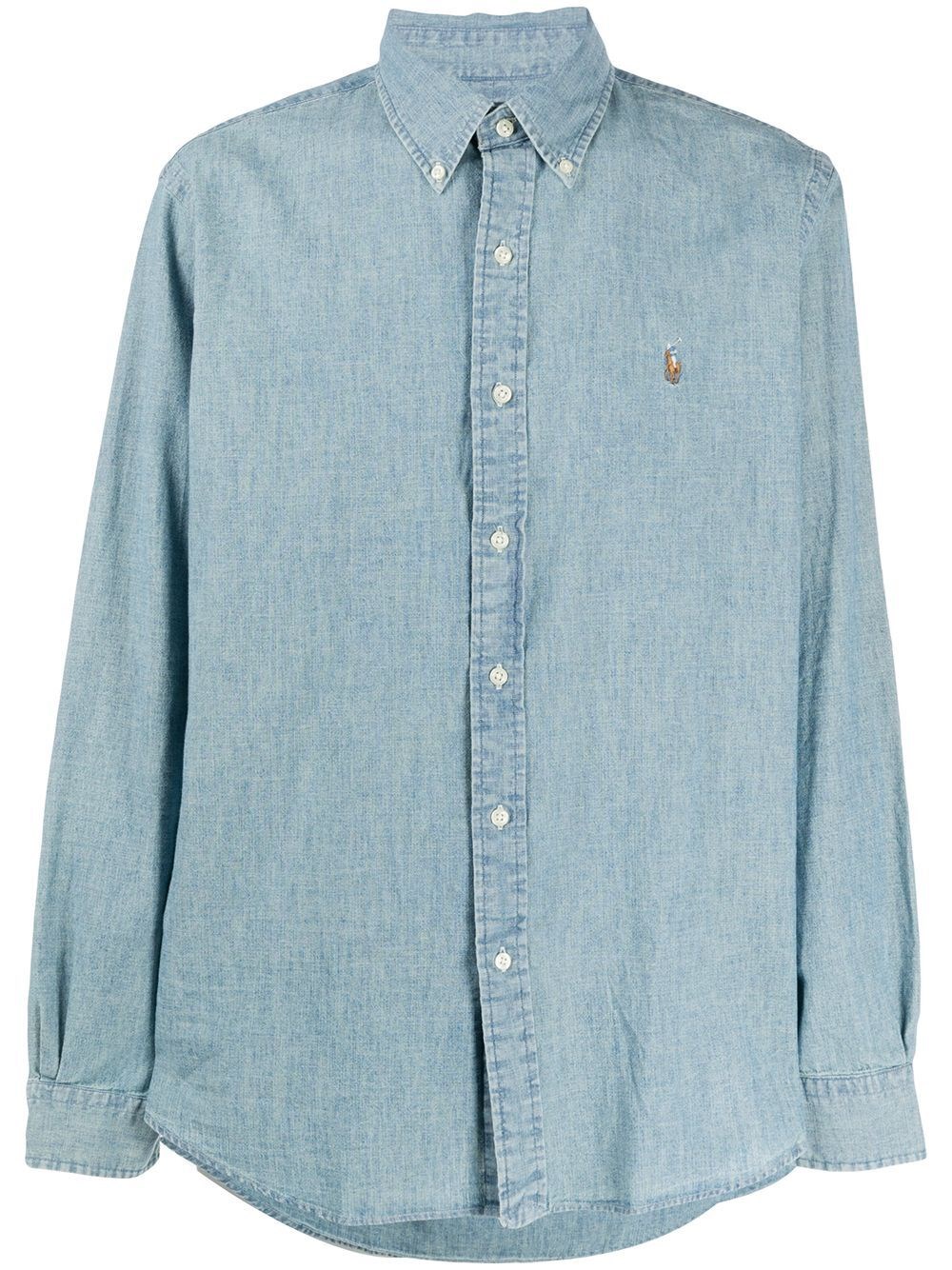 Custom-Fit Chambray Shirt