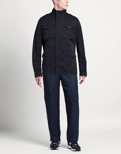 Man Jacket Midnight blue Size 40 Polyester