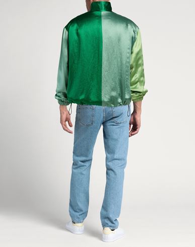 Man Jacket Green Size 38 Acetate