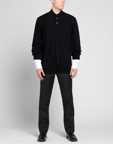 Man Sweater Black Size 44 Merino Wool