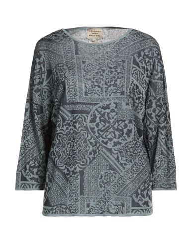 Woman Sweater Slate blue Size 4 Viscose, Polyamide