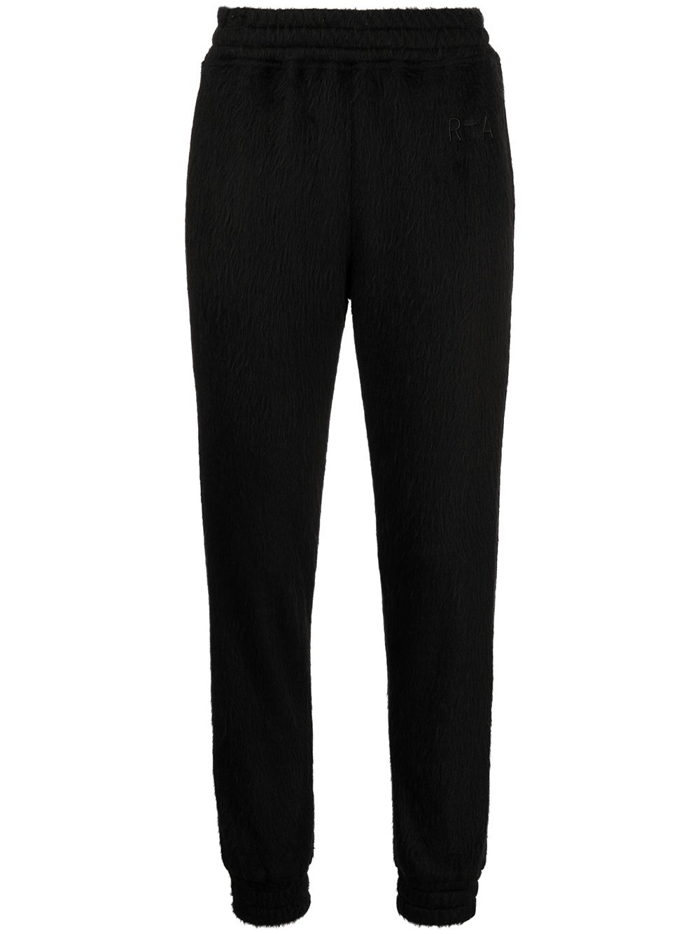 Sydney slub-textured trackpants - Black