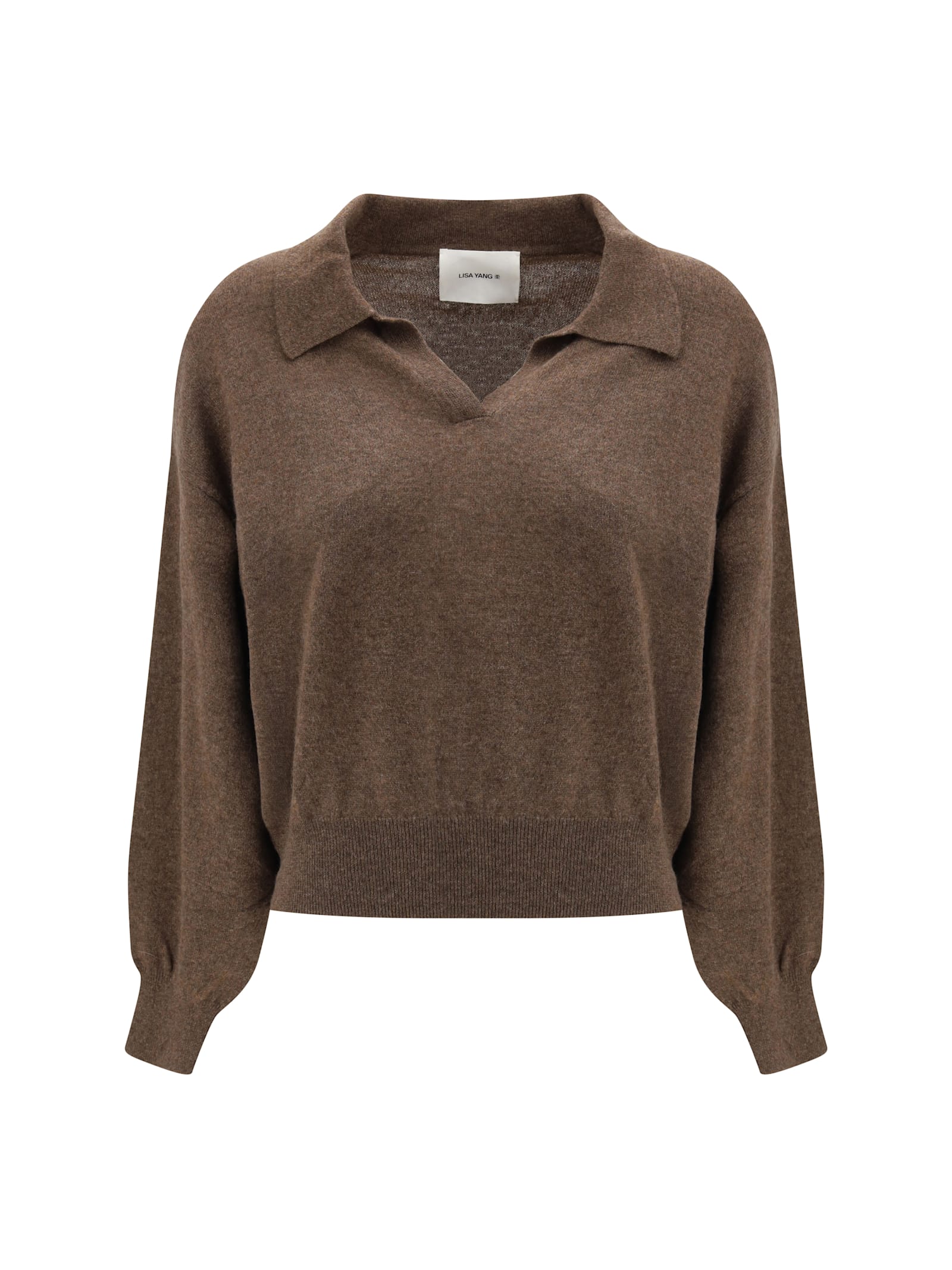 Katriel Polo Sweater Knitwear Brown