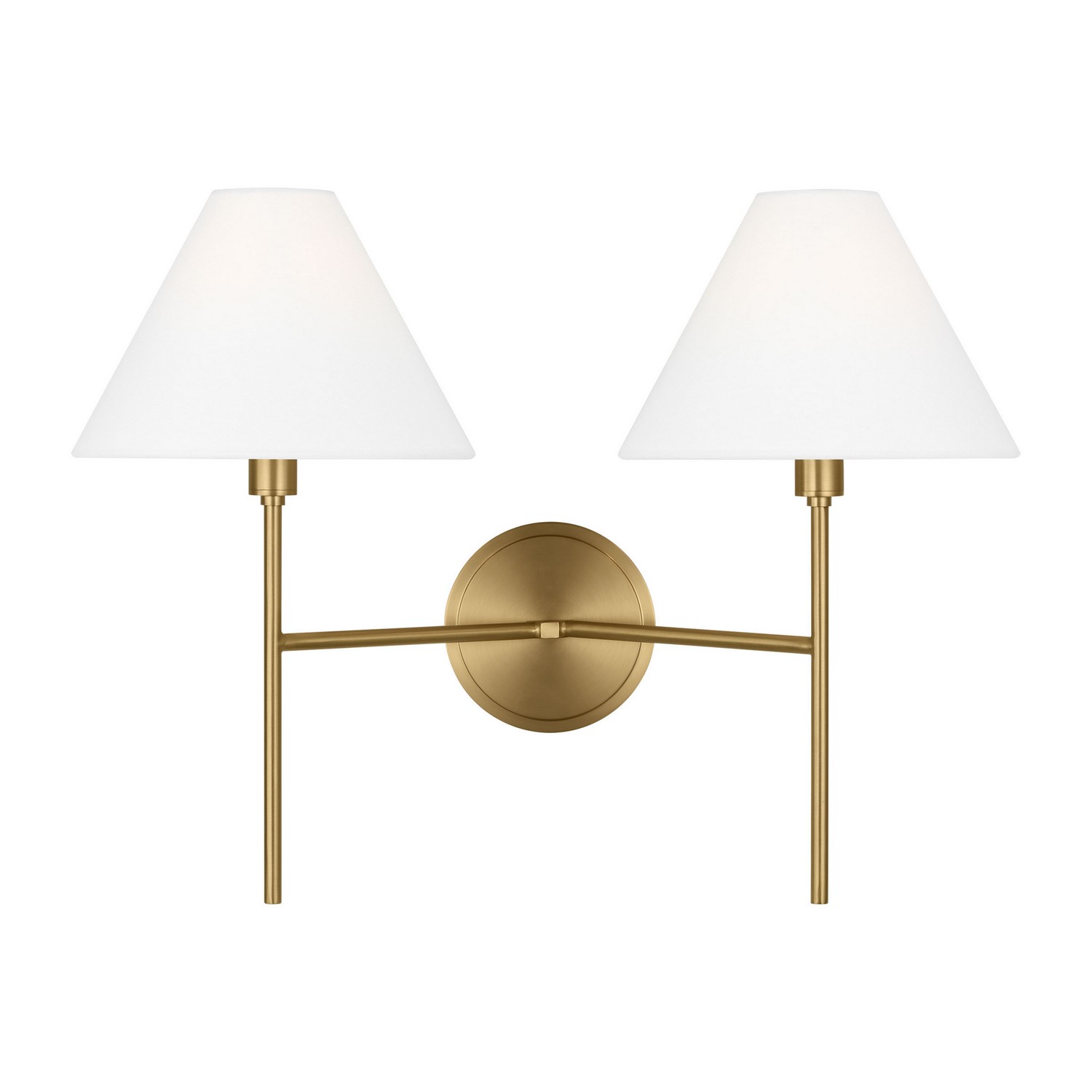 Burnished Brass Wall Sconce from the Ridgewood Collection