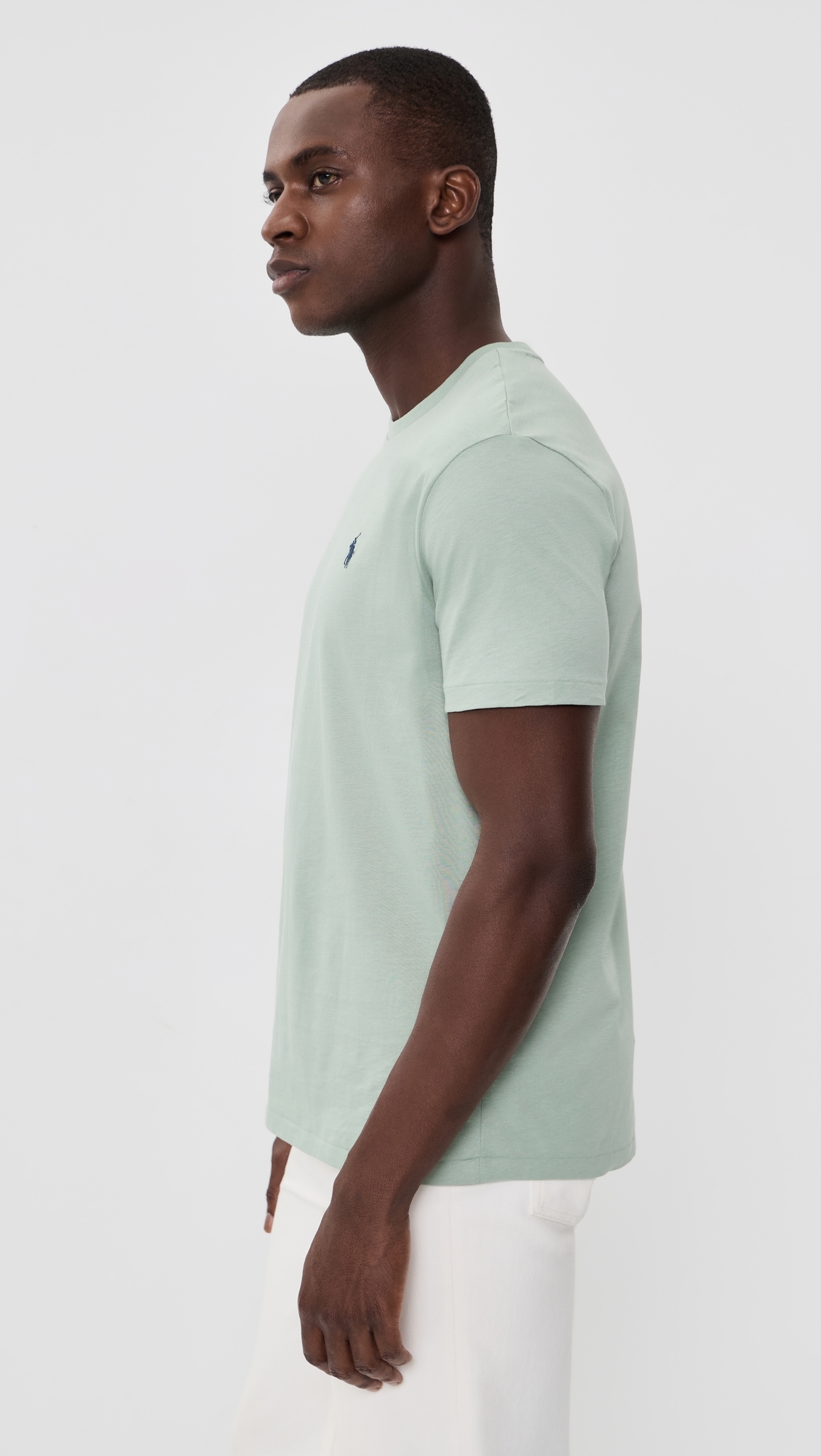 Standard Fit Jersey Crewneck Tee Light Green
