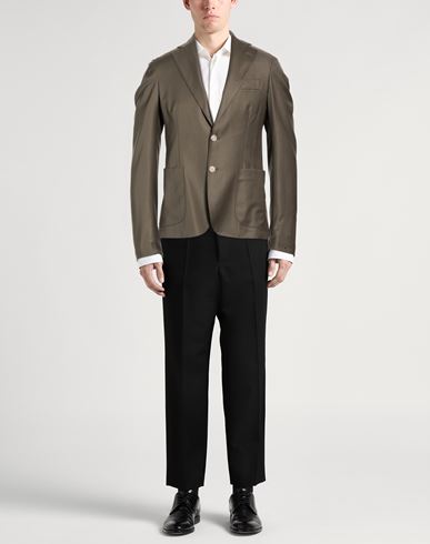 Man Blazer Military green Size 40 Virgin Wool