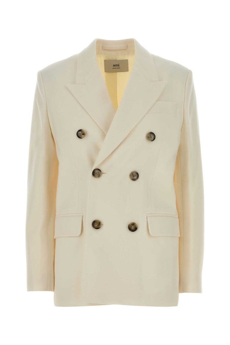 Wool Blazer Blazers White
