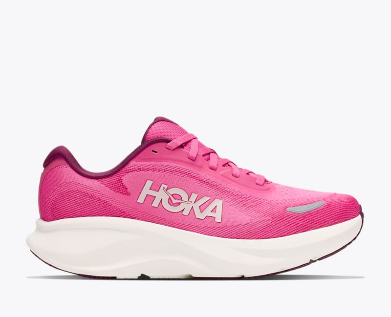 HOKA Women's Rincon 5 Shoes in Pink Punch/Alabaster