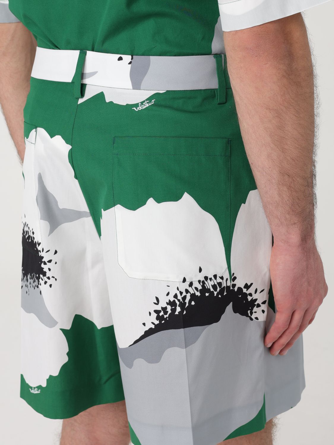 Short Men color Green