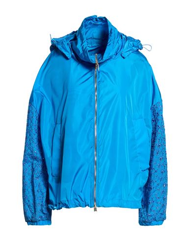 Woman Jacket Bright blue Size 6 Polyamide
