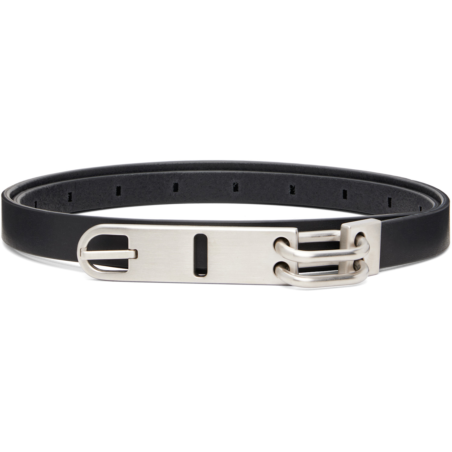 Black Tower Tongue Belt