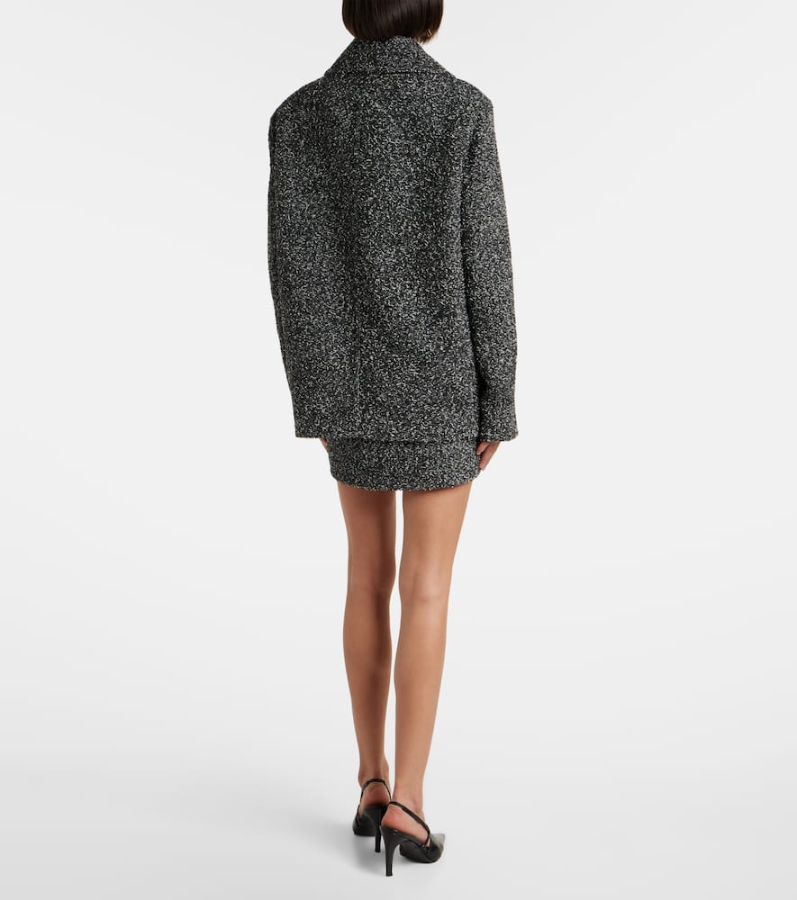 Olaf wool and cotton-blend coat