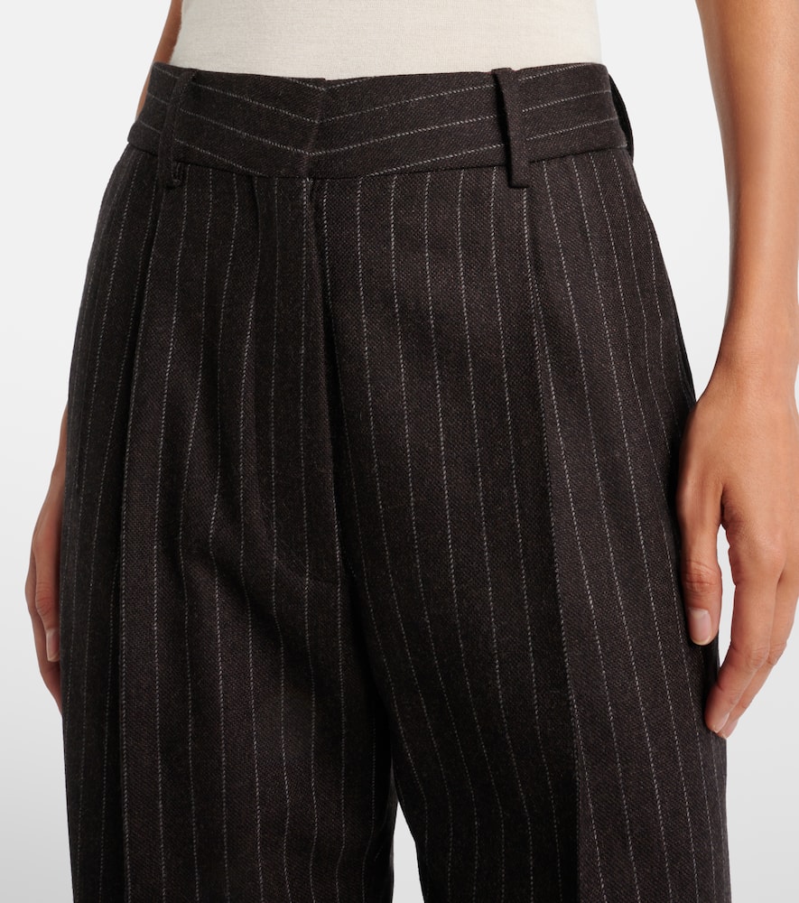 Blazé Milano Fox wool and cashmere straight pants