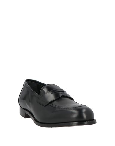Man Loafers Black Size 10.5 Leather