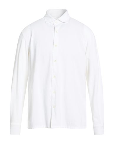 Man Shirt White Size 48 Cotton