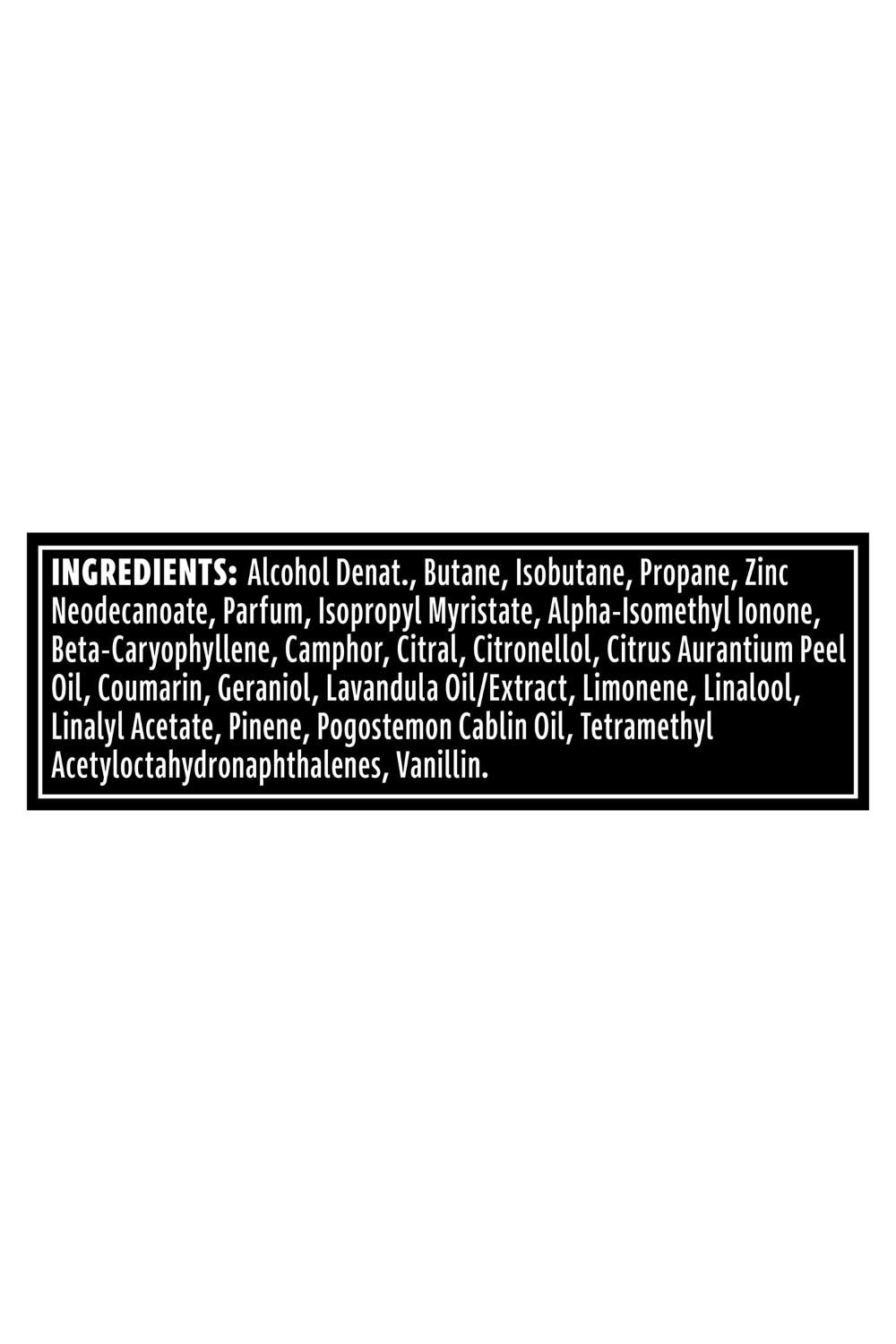 Lynx Fine Fragrance Collection Black Vanilla Body Spray Deodorant 200ml, 6Pack